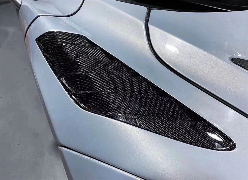 Body Parts 765LT Style Real Carbon Fiber Fabric Car Fender for  720S